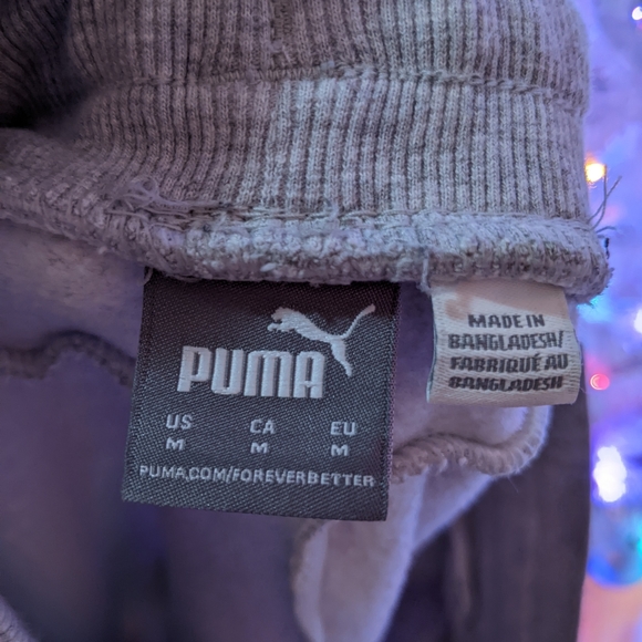 PUMA Ladies Grey Joggers - Picture 5 of 9